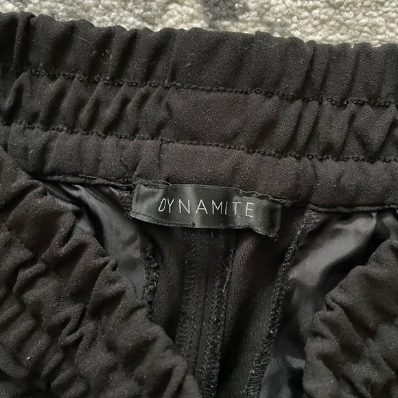 Dynamite - Women’s Black Work Joggers with Pink Stripe - XS - Picture 6 of 6